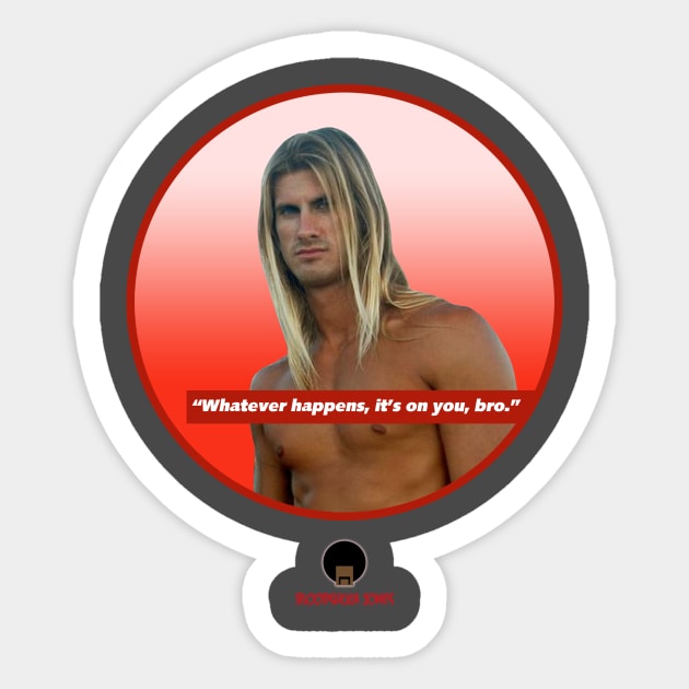 Hunky Steve Sticker by bloodsuckajones